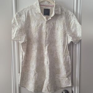Men's Bruno Luxe  Cream Floral Shirt
